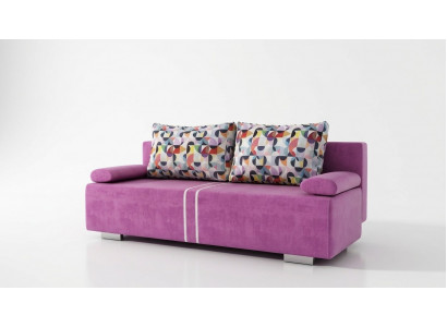 Schlofsofa Stoff Sofa Canapé Textil Polster Nei Garnitur Bettfunktion 3 Sëtz
