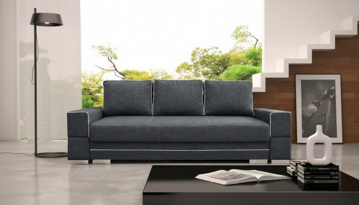 4-Sëtzer Sofa Couch Polster Couchen Sofas Sëtzer Grouss XXL Sëtz Textil Stoff