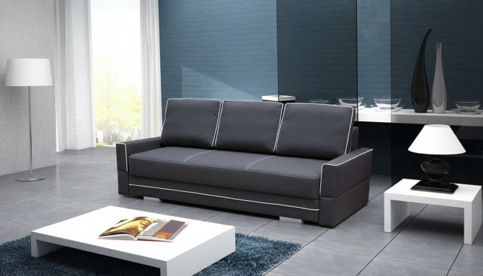 Grouss Sofa Couch Polster Sofas Couchen XXL Sëtz Bettfunktioun Schloffunktioun Nei