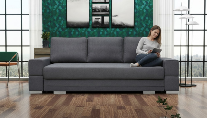 Schlofzofa Zofa Polster Bett Couchen Sofen Couch Sëtz Bettfunktioun Nei Schlof