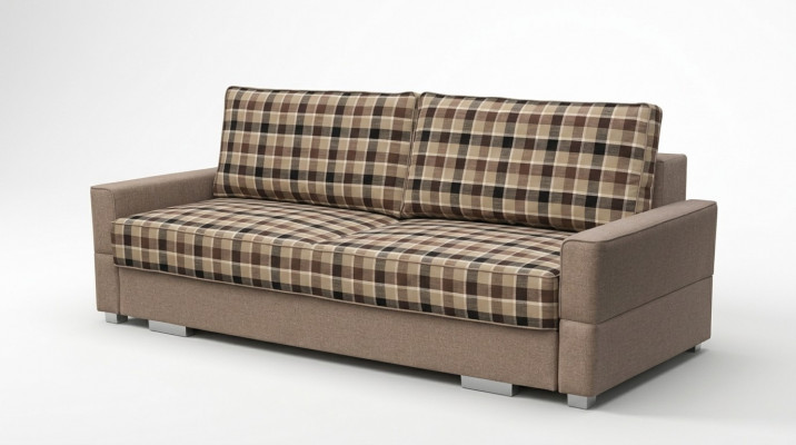 Schlofsofa Sofa 3-Sëtzer Grouss Bettfunktioun Schlofsofa Sofas Couchen Këssen XXL