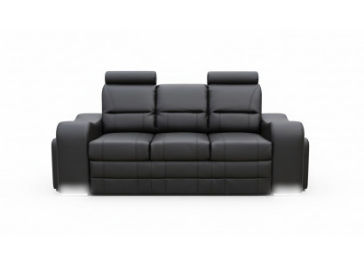 3-Sëtz Sofa Couch Polster Couchen Sofas 3-Sëtz mat Hocker Garnitur Polster