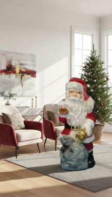 Design Molwier Nikolaus Figur Gaartstatu Skulptur Figuren Skulpturen Claus
