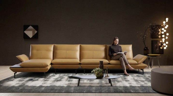 Canapé Canapé Sofa Canapé Designer Polster Eck Wunn-Landschaft Lieder Canapéën