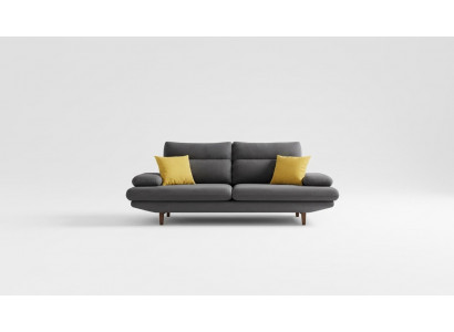 Designer Sofa Canapé 2 Sëtz Polster Lieder Couchen Grouss Sofas Textil Nei
