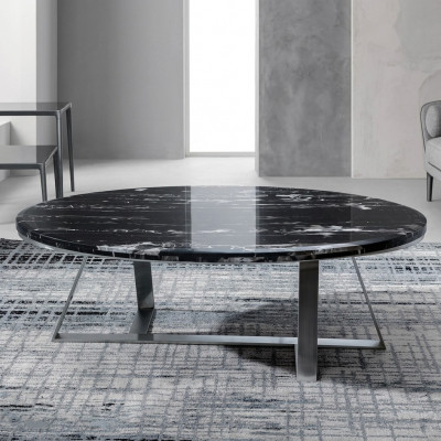 Couch Dësch Ronn Dëscher Ronn Sofa Neit Metall Glas Niewendësch Designer