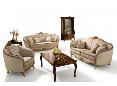 Luxus Klass 2+1+1 Italienesch Miwwelen Sofa-Set Couch Sofa arredoclassic