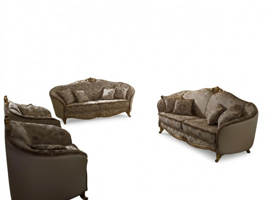 Sofa Canapé 2 Plaz (ouni 3+1) Klassesch Barock Nei Sofas 2er Designer Miwwelen