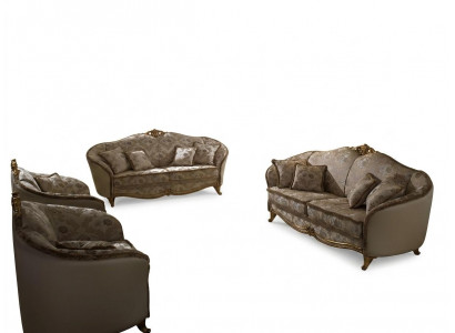 Sofa Canapé 2 Plaz (ouni 3+1) Klassesch Barock Nei Sofas 2er Designer Miwwelen