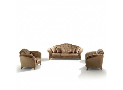 Luxus Klass 2+1 Italienesch Miwwele Sofagarnitur Canapé Sofa arredoclassic™ Neit