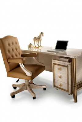 Chefsessel Bürosessel Office Sessel Stull Chef Lieder Barock Rokoko Designer