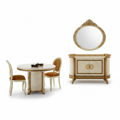 Iessdësch Dësch Ronndësch Designer Barock Rokoko klassesch Jugendstil antik