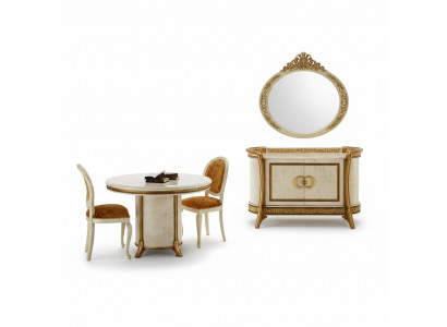 Iessdësch Dësch Ronndësch Designer Barock Rokoko klassesch Jugendstil antik