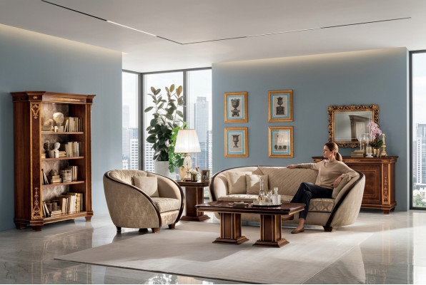 Luxus Klass 3+1 Italienesche Sofasëtzer Miwwel Couch Sofa Nei arredoclassic™