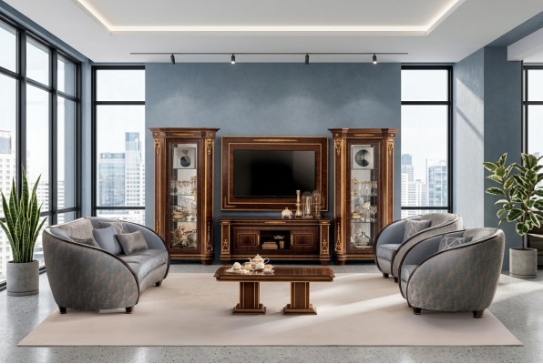 Luxus Klass 3+1+1 Italienesch Miwwele Couch Sofa Nei Sofagarnitur arredoclassic™