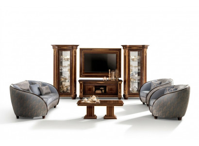 Italienesch Wunnzëmmer Polstermöbel Sofa-Set 3+2+1 Komplett Set