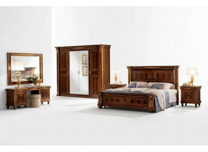 Klassescht Designer Holzbett Luxus Better Edelt Barock Rokoko Bestietnes