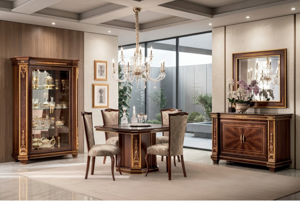 Klassesch Designer Holzdësch Dësch Dëscher Barock Rokoko Antik Stil Miwwelen