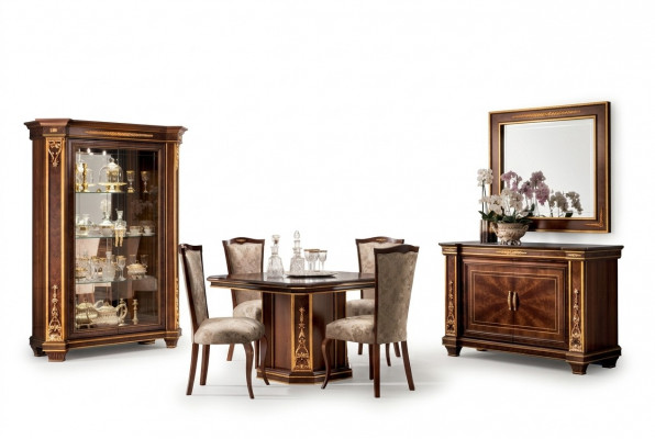Klassesch Designer Holzdësch Dësch Dëscher Barock Rokoko Antik Stil Miwwelen