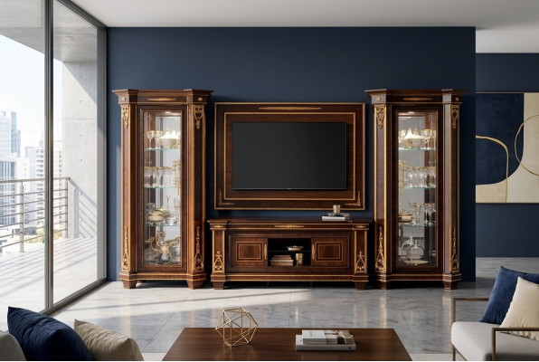 Wandwunnéng Vitrine rtv Schief Schaf Wand Rokoko Design Barock