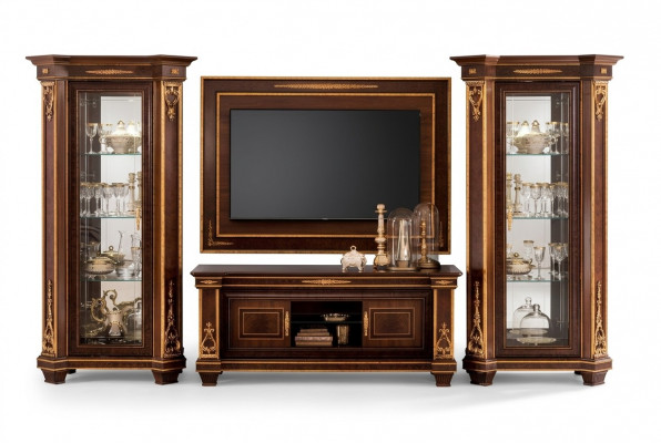 Wandwunnéng Vitrine rtv Schief Schaf Wand Rokoko Design Barock