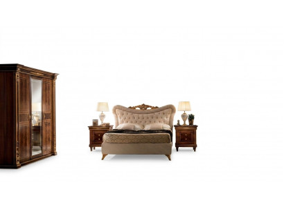 arredoclassic™ Schlofgemaach Set Modigliani Barock Rokoko Bett Komoud 4tlg.