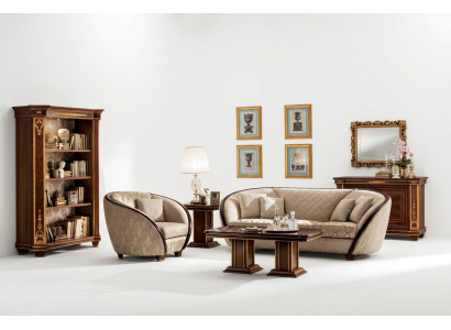 Luxus Klass 3+2+1 Italesch Miwwelen Sofaensemble Sofa Nei arredoclassic