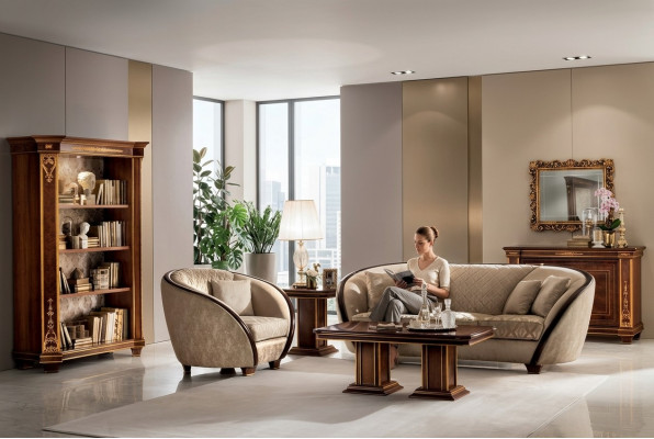 Luxus Sofagarnitur Klass 3+3 Italienesch Miwwelen Couch Sofa Nei arredoclassic™