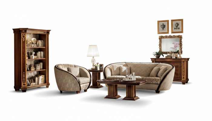 Luxus Sofagarnitur Klass 3+3 Italienesch Miwwelen Couch Sofa Nei arredoclassic™