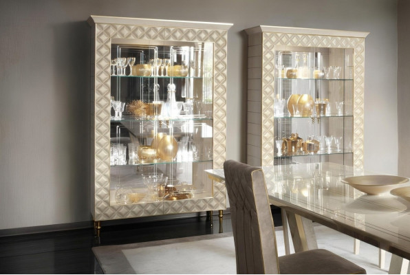 VITRIN, Schaf, Glasschaf, Designer Miwwelen, Dekoratioun, Rokoko, Barock, Jugendstil