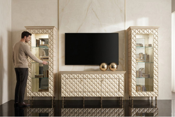 Wunn-Ënn Vitrine RTV Sideboard Schaf Mauer Barock Rokoko Design