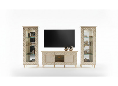 Wunn-Ënn Vitrine RTV Sideboard Schaf Mauer Barock Rokoko Design