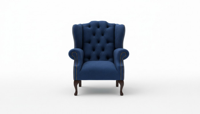 Chesterfield Ouerensessel Sessel 1 Sëtzer Polster Couch Sofa Relax Fernseh Nei #1