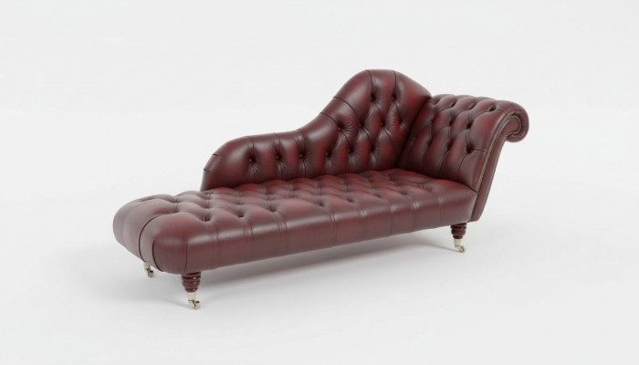 Lounge Club Chesterfield Sofa Léng 2 Sëtzer Polstersëtzer Chaiselonguen Lieder