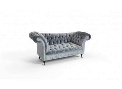 Design Chesterfield Stoff Couch Chaiselongue Polster Nei Chaiselongen Sofas