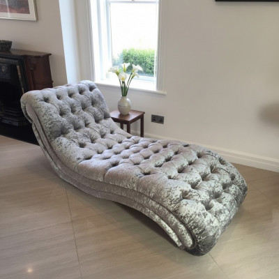 Chesterfield Chaiselongue Canapé Liichtstuhl Chaise Club Relax Dekorative Leighen Lieder