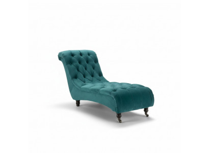 Chesterfield Samt Chaise Lounge Designer Sofa Club Lieg Polster Stoff Textil