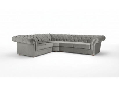 245 x 308 cm Canapé Polster Chesterfield Sofa Moos séier iberrascht Moossaarbescht Couchen Sofasen Garnitur