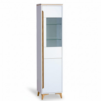 Vitrinn Vitrinn Anrichte Schaf Regal Modern Stil Wunnzëmmer Kollektioun Wäiss