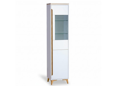 Vitrinn Vitrinn Anrichte Schaf Regal Modern Stil Wunnzëmmer Kollektioun Wäiss