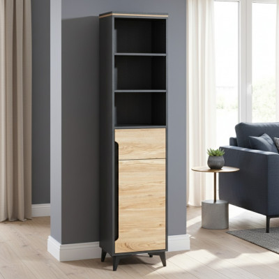 Design-Héichschaf Vitrine Schaf Vitrinen Regal Wunnzëmmer Miwwelen Regaler Nei