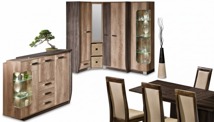 Héichschaf Glas Schaf Vitrinen Regal Wunnzëmmer Miwwelen Regaler Design Vitrine