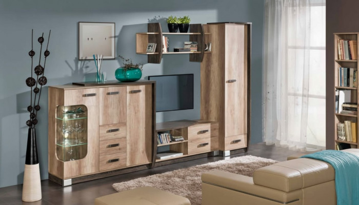Fernsehschaf, Kommode, Dëscher, Hi-Fi Sideboard, Fernsehschaf, Konsol, Miwwelen, Neigkeet