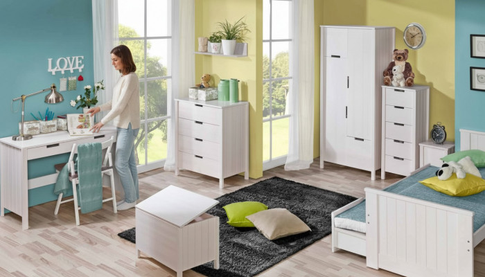 Echte Holz Kanner & Jugend Bett Miwwelen Matrass Biedem Kannermeubelen
