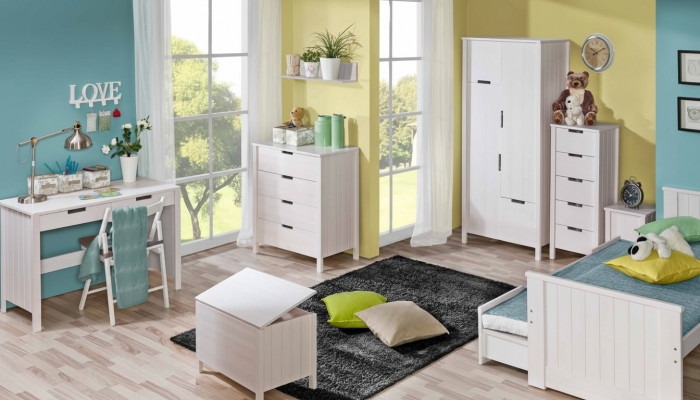 Echte Holz Kanner & Jugend Bett Miwwelen Matrass Biedem Kannermeubelen