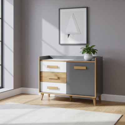 Kommod Schaf Highboard Sideboard Jugendzëmmer Wunnzëmmer Designer Kommoden