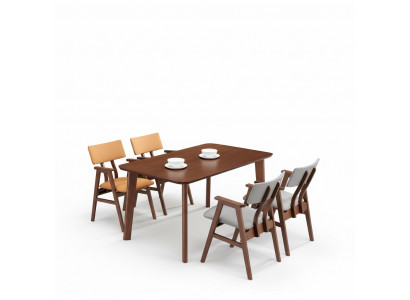 Stull 1x Iesszëmmer Club Still Polsterstull Fauteuil Holz Lounge Italy Designer