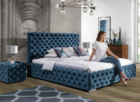 Chesterfield Polster Samt Velvet Duebelbett Luxusdesign Better Duebel