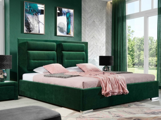 Designer Bett Schlofkummer Better Textil Lieder Hotel Luxus Polster Samt