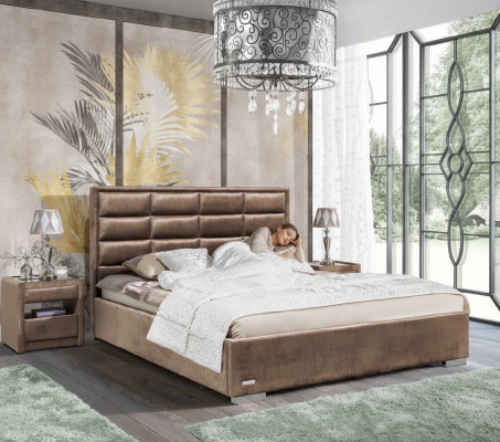 Designer Bett Schlofzëmmer Better Textil Lieder Hotel Luxus Samt Polsterung